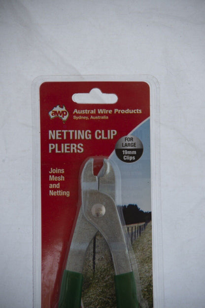 Awp Netting Clip Pliers Green Handle 19mm Clips