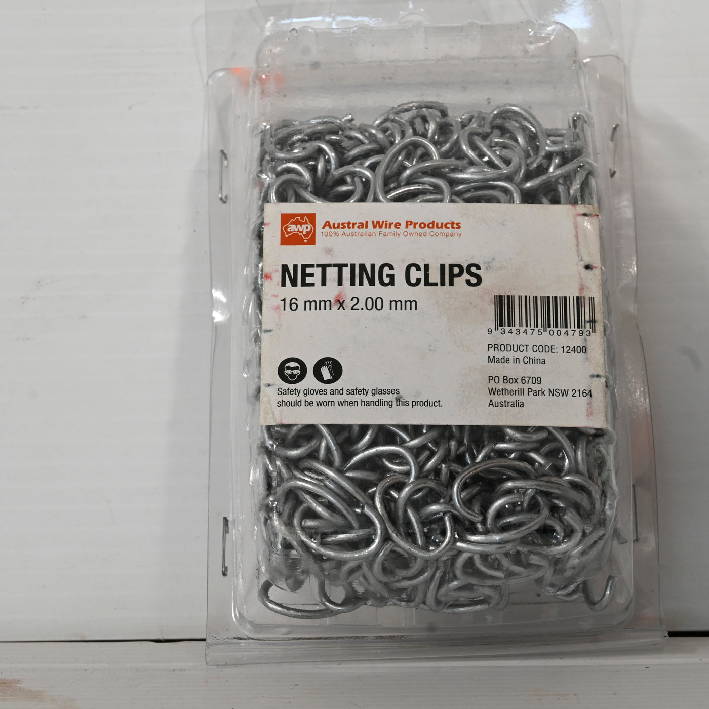 Awp Netting Clips 16mm X 2mm 500pk Gal