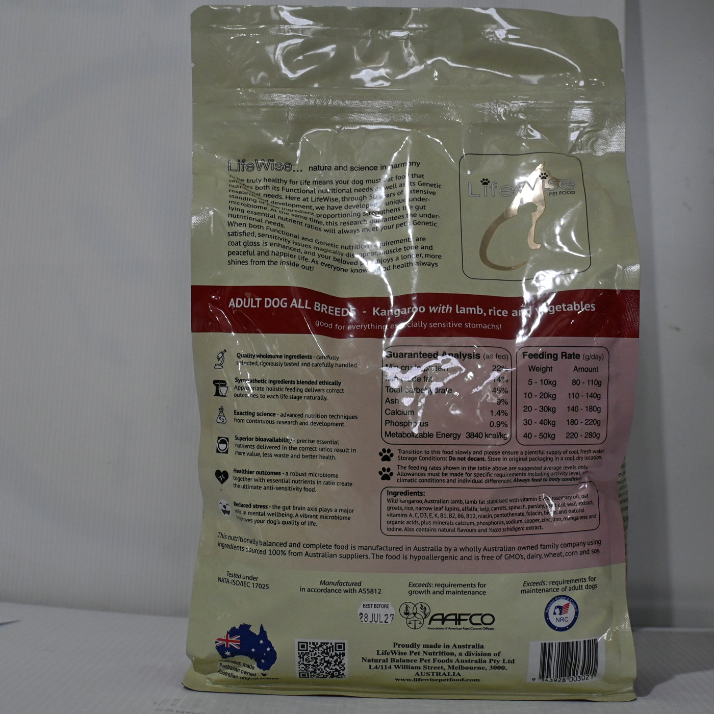 Lifewise Kangaroo With Lamb & Rice 2.5kg [sz:2.5kg]