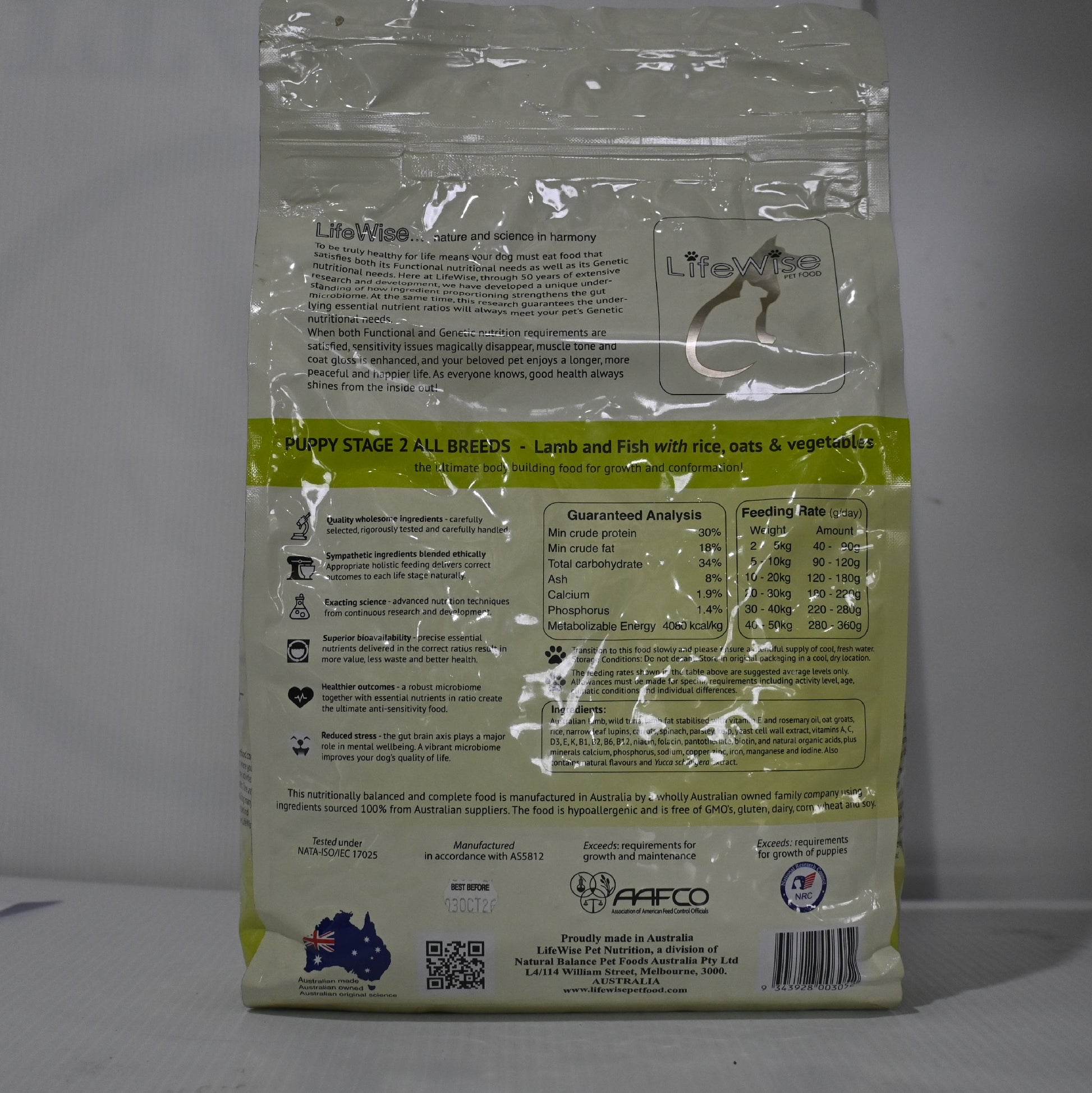 Lifewise Puppy Lamb & Fish (stage 2) [sz:2.5kg]