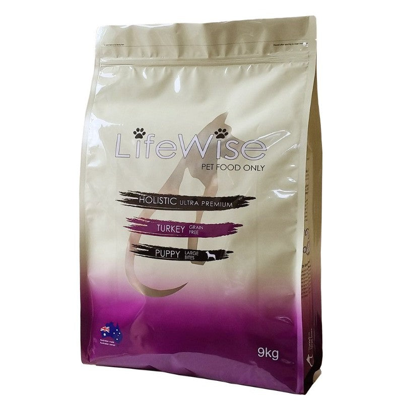 Lifewise Puppy (stage 3) Gf Turkey Lamb Veg Lg Bites 9kg