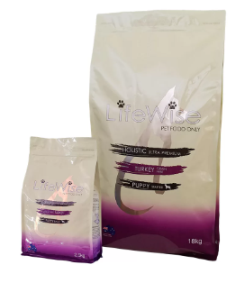 Lifewise Puppy (stage 1) Starter Gf Turkey Lamb Veg [sz:9kg]