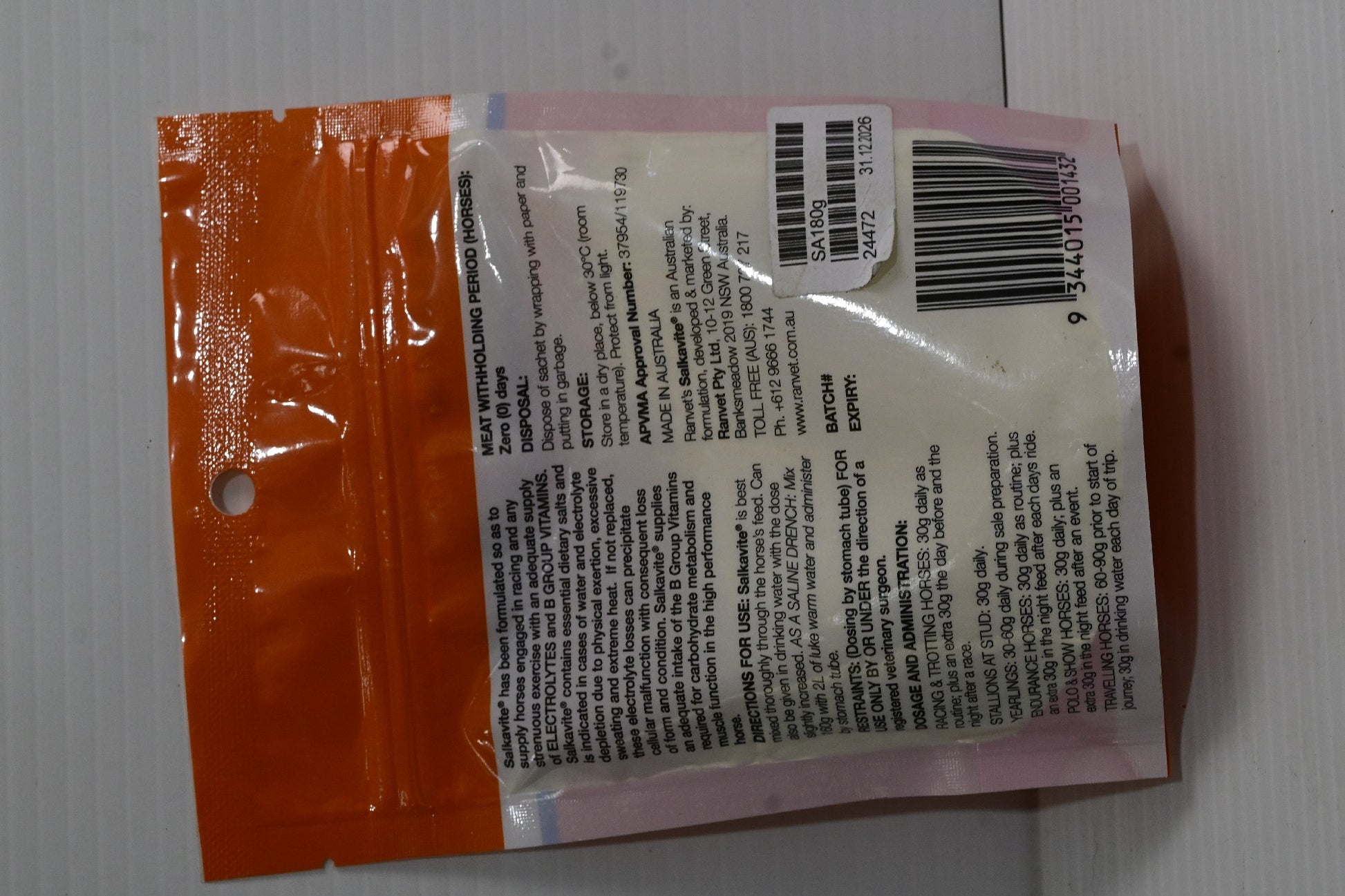 Ranvet Salkavite 180g