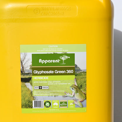 Apparent Glyphosate Green 360 Active: 360g/l Glyphosate [sz:20 Litre]