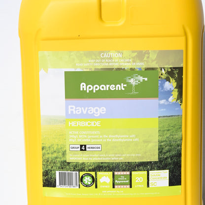 Apparent Ravage Active: 340g/l Of Mcpa, 80g/l Of Dicamba [sz:20ltr]