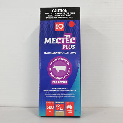 Io Mectec Plus Fluke Inj Cattle 500ml