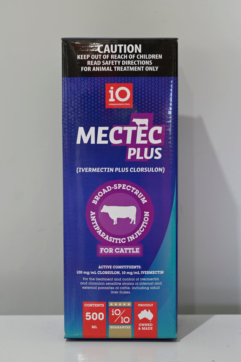 Io Mectec Plus Fluke Inj Cattle 500ml