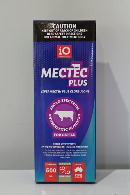 Io Mectec Plus Fluke Inj Cattle 500ml