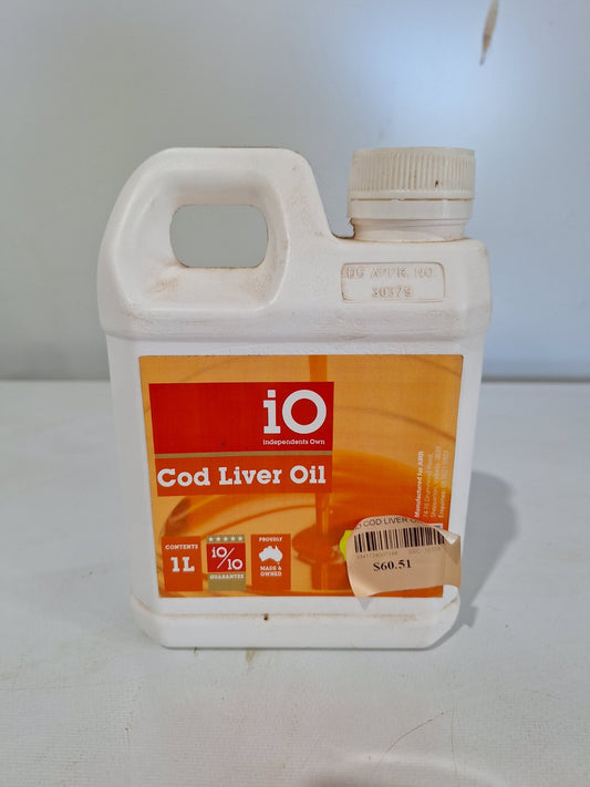 Io Cod Liver Oil 1lt