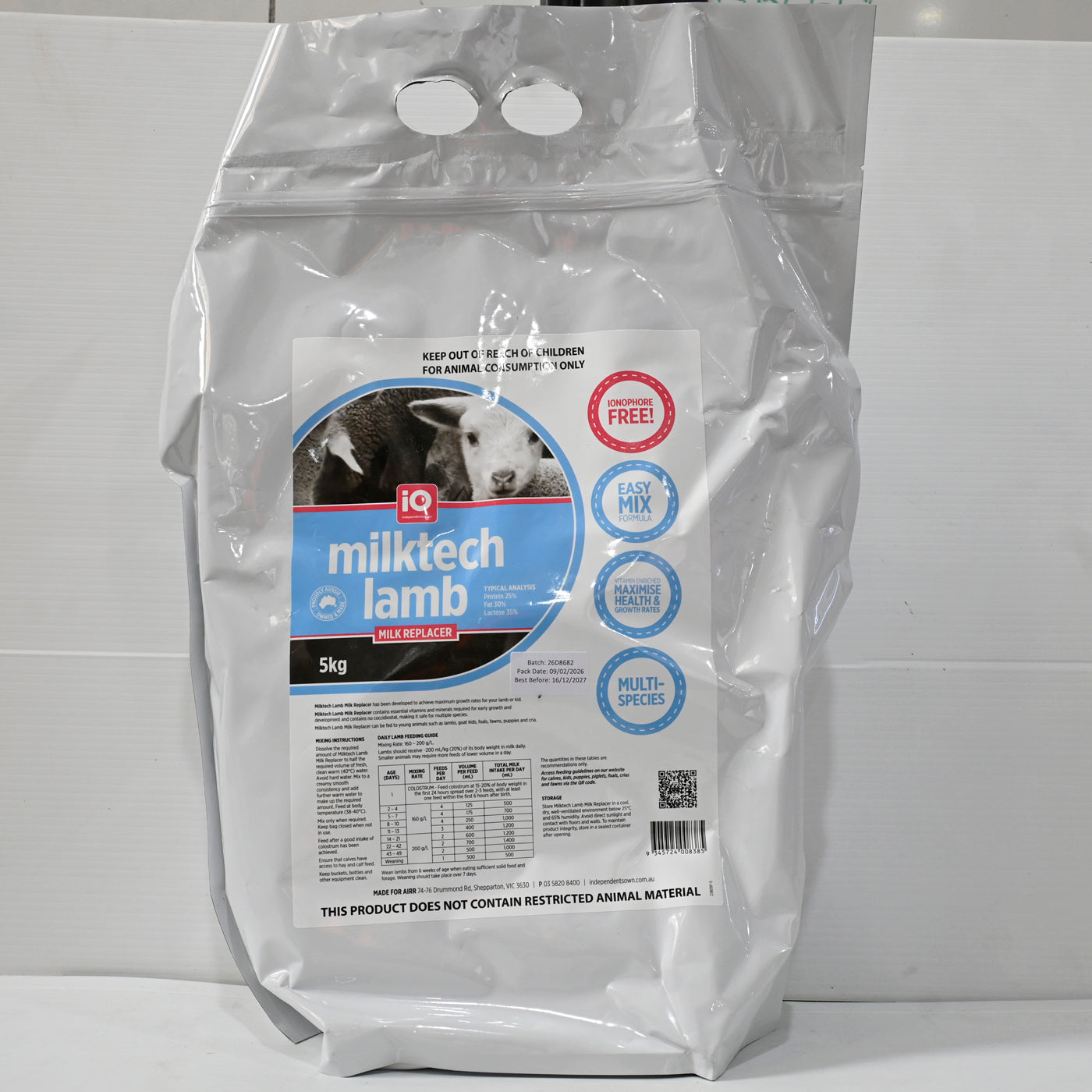 Io Milktech Lamb & Kid Replacer [sz:5kg]