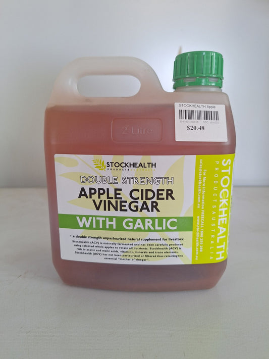 Stockhealth Apple Cider Vinegar Garlic 2lt