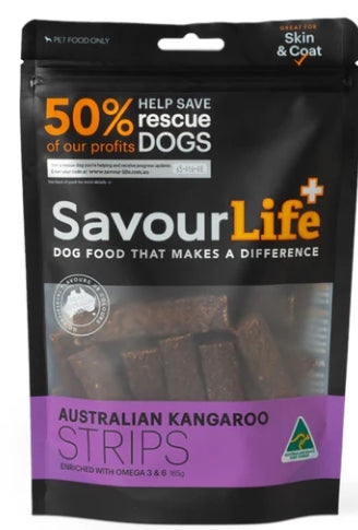 Savourlife Australian Kangaroo Strips 165g