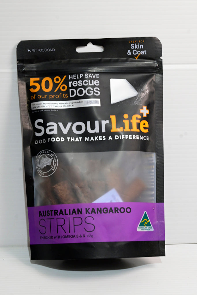 Savourlife Australian Kangaroo Strips 165g