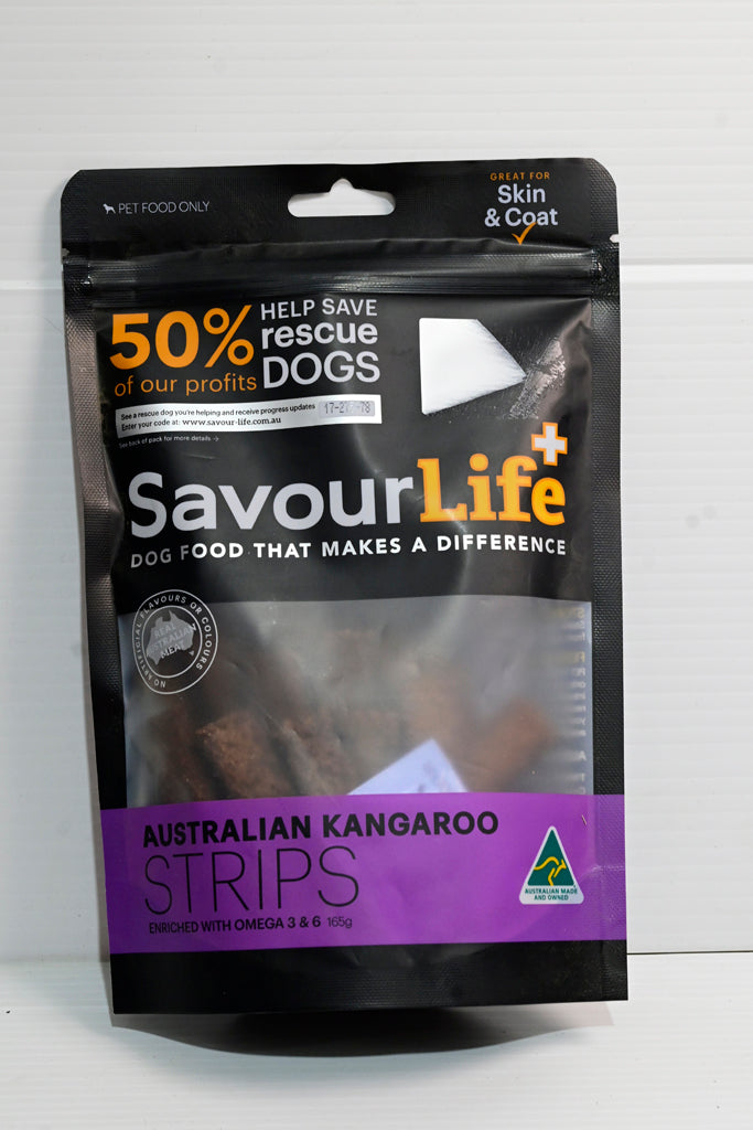 Savourlife Australian Kangaroo Strips 165g