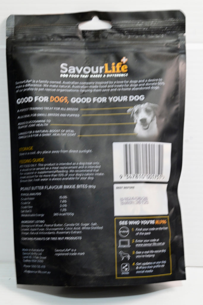 Savourlife Peanut Butter Flavour Bikkie Bites 180g