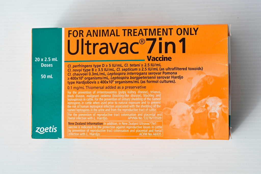 Zoetis Ultravac 7 In 1 Cattle Vaccination [sz:100ml]