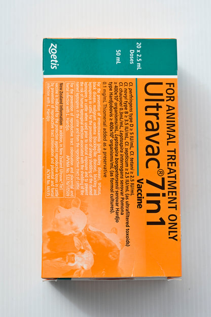 Zoetis Ultravac 7 In 1 Cattle Vaccination [sz:100ml]