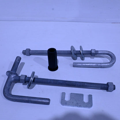 Rotech 275mm Timber Post Hinge Set