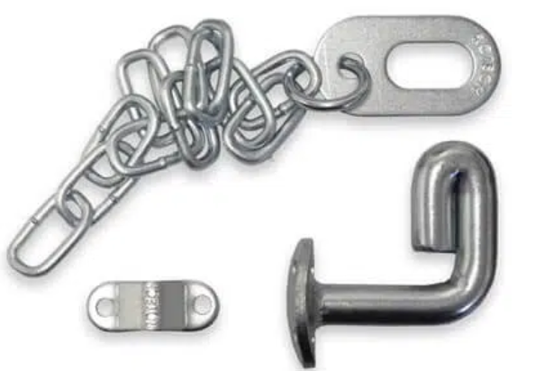 Rotech Screw-on Oval Ring Latch (steel Post) 350mm Chain