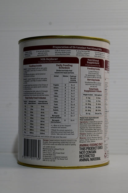 Di-vetelact Originaldv Low Lactose Milk Supplement For Animals - Sachets (single 27g Sachet) | For Dogs/cats/horses