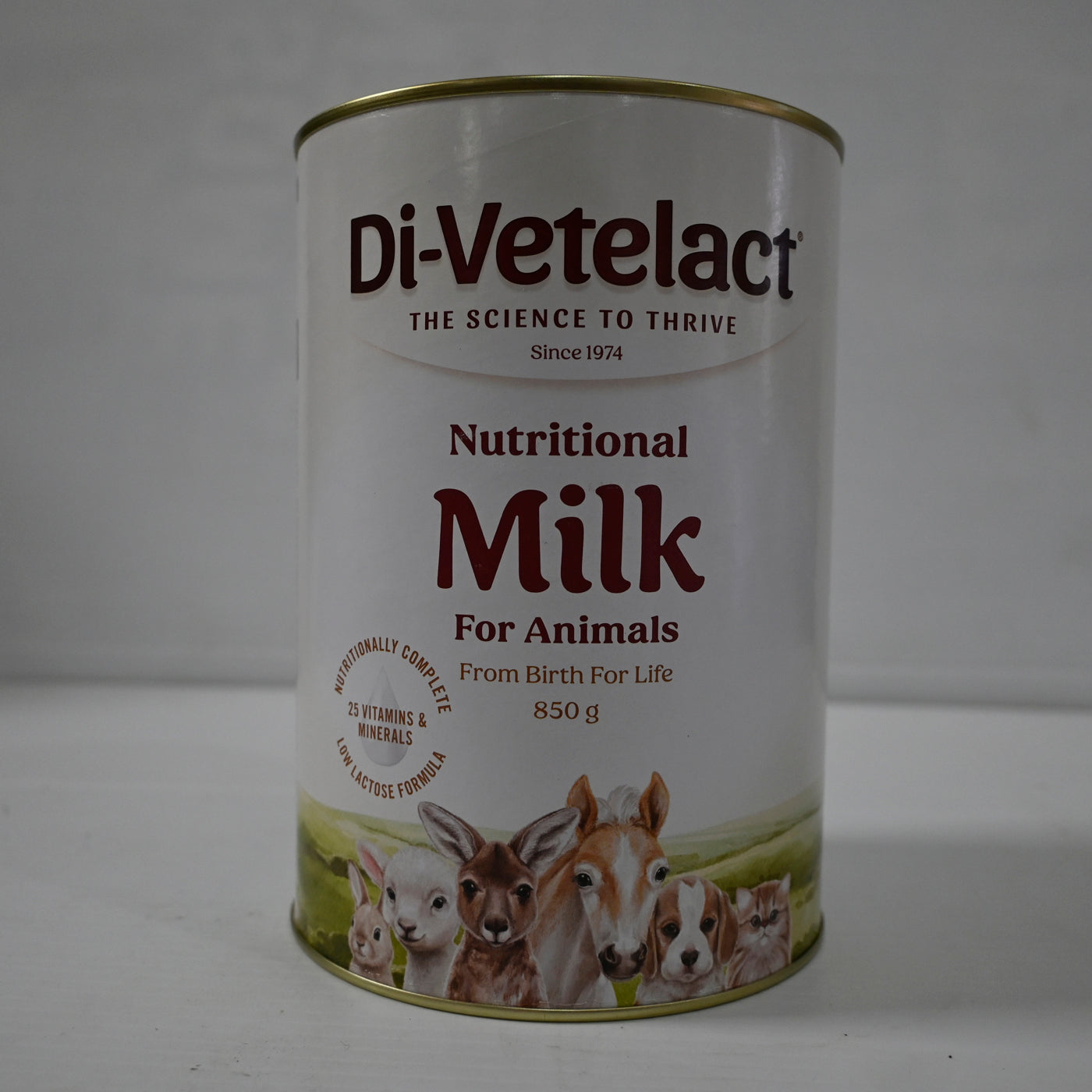 Di-vetelact Originaldv Low Lactose Milk Supplement For Animals (850g Tin) | For Dogs/cats/horses
