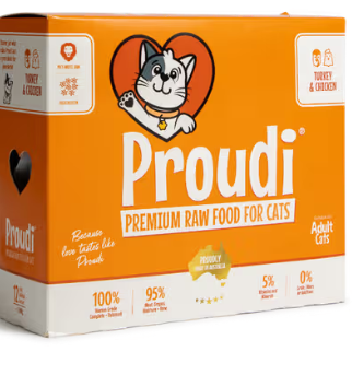 Proudi Premium Raw Kitten Food Turkey & Beef