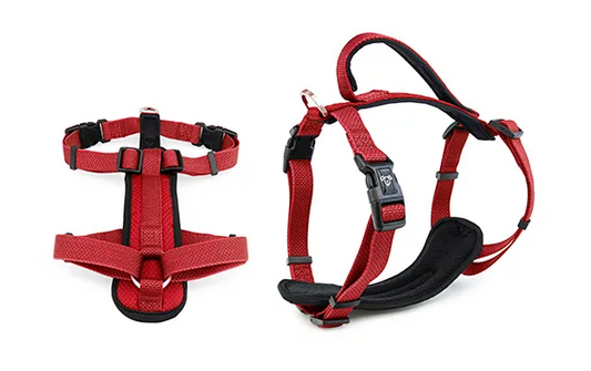 Premium Dog Harness [cl:red Sz:xl (80-100cm)]