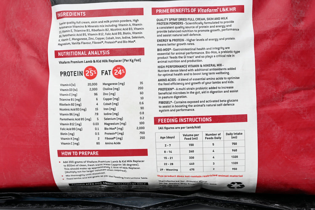 Vitafarm Lamb & Kid Milk Replacer 10kg