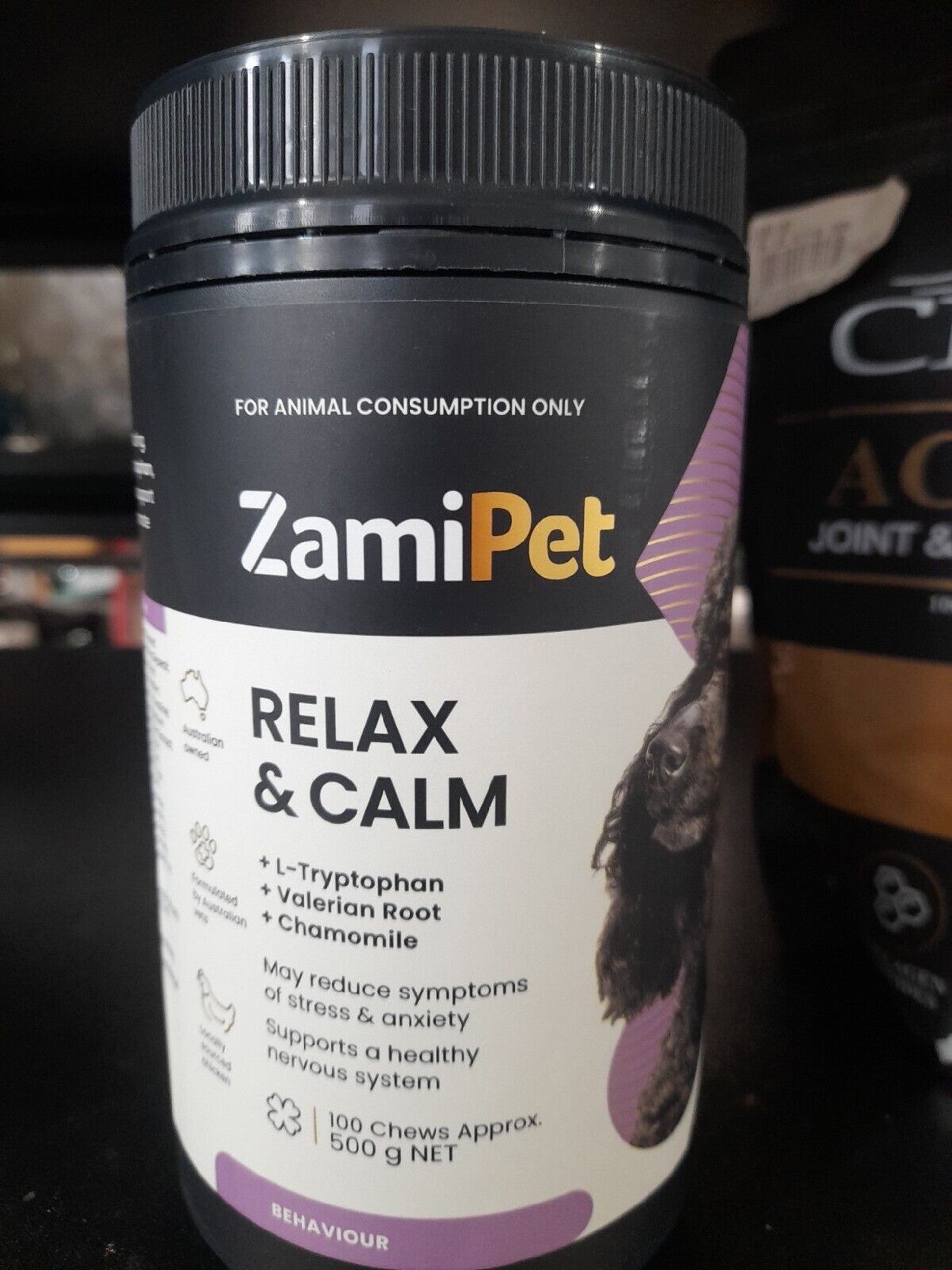 Zamipet Relax & Calm For Dogs 100 Chews [sz:500 Grams]