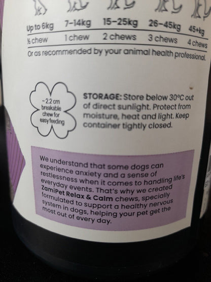 Zamipet Relax & Calm For Dogs 500g 100 C