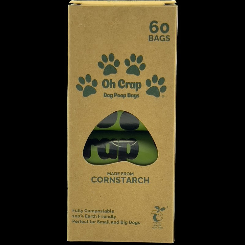 Oh Crap Compostable Dog Poop Bags 60 Pac