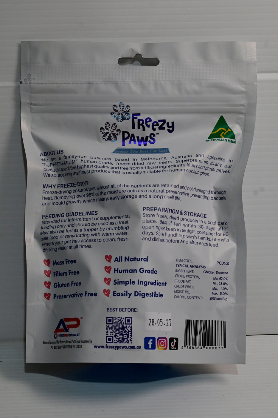 Freezy Paws Chkn Drumstick Treats 1