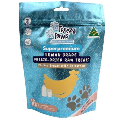Freezy Paws Chicken Breast W Colostrum Training Treats 80g 