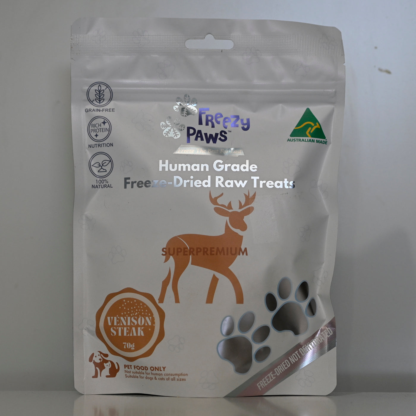 Freezy Paws Venison Steak 70g