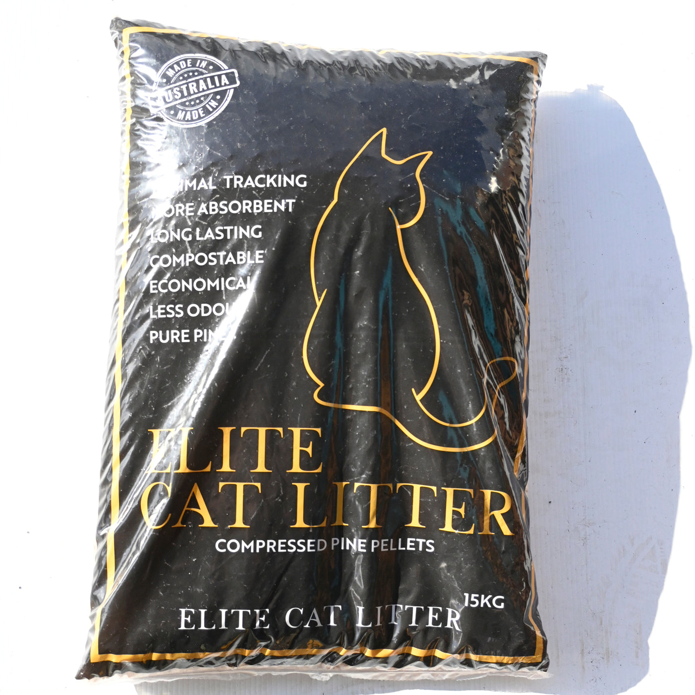Elite Pelletized Pine Cat Litter 15kg