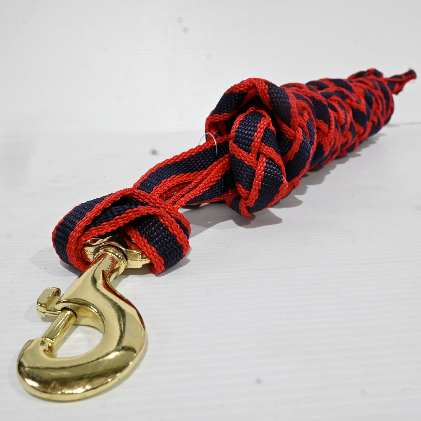 Eureka Hand Plaited Brass Snap Blue/red [cl:blue/red]