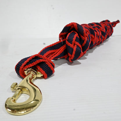 Eureka Hand Plaited Brass Snap Blue/red [cl:blue/red]