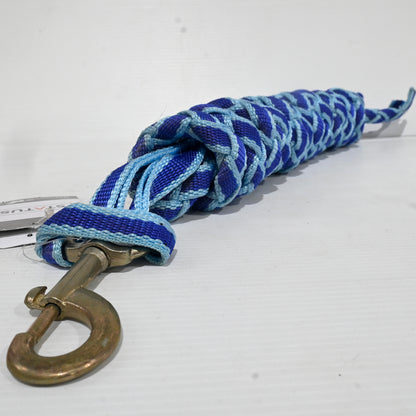 Status Hand Plaited 8ft Lead Rope [cl:royal/light Blue]