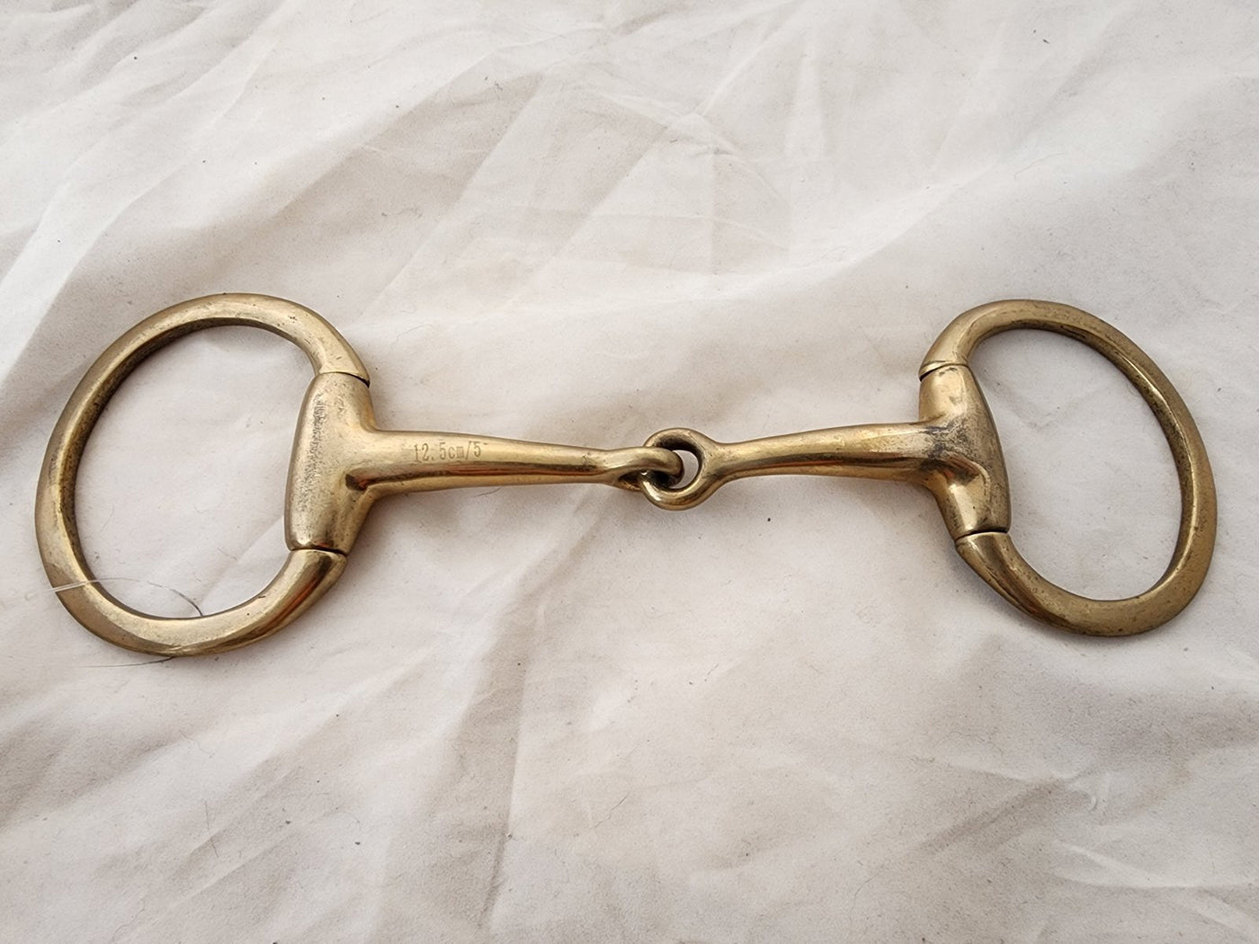 Southern Cross - Gold Flat Ring Eggbutt Bit [sz:full]