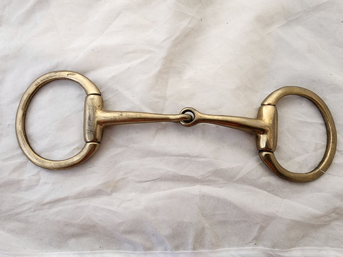 Southern Cross - Gold Flat Ring Eggbutt Bit [sz:full]