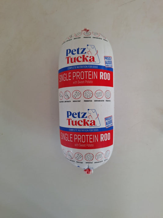 Petztucka Single Protein Kangaroo 1.5kg Roll