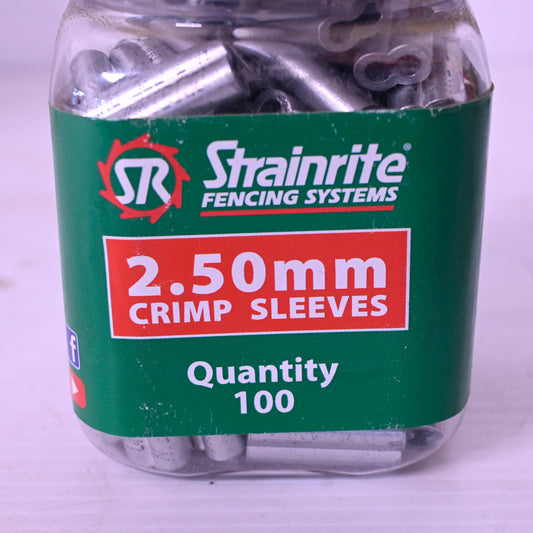 Crimp Sleeve 2.50mm Pot 100