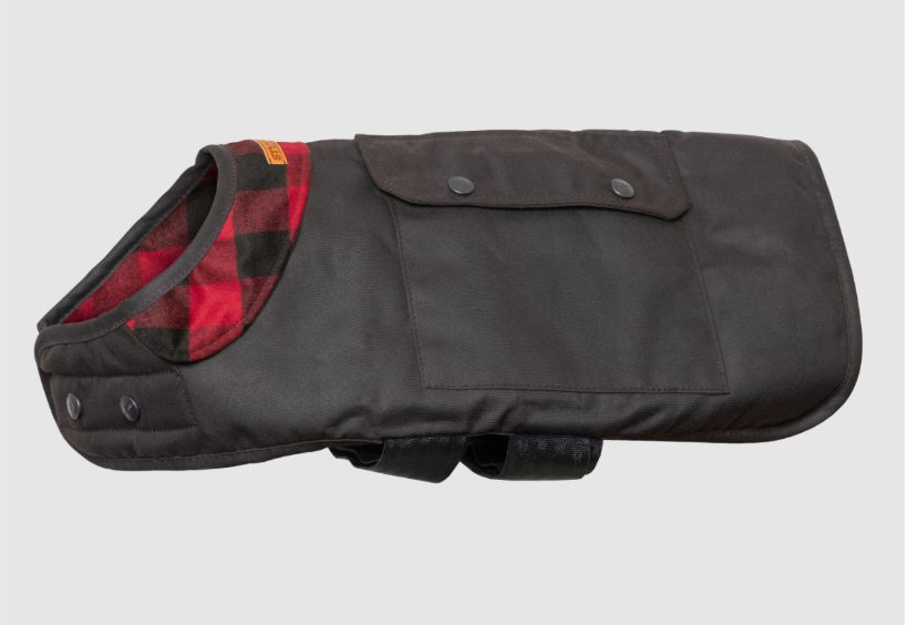 Oilskin Wool Province Dog Coat Red Xl [cl:red Sz:xl]