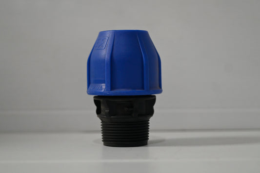 Metric Male End Connector - 32mm [sz:32mm]